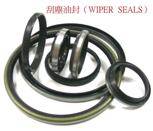 Wiper seals are used for dirt
exclusion. Typical applications
are earth moving equipments, 
lift trucks and hydraulic presses. 